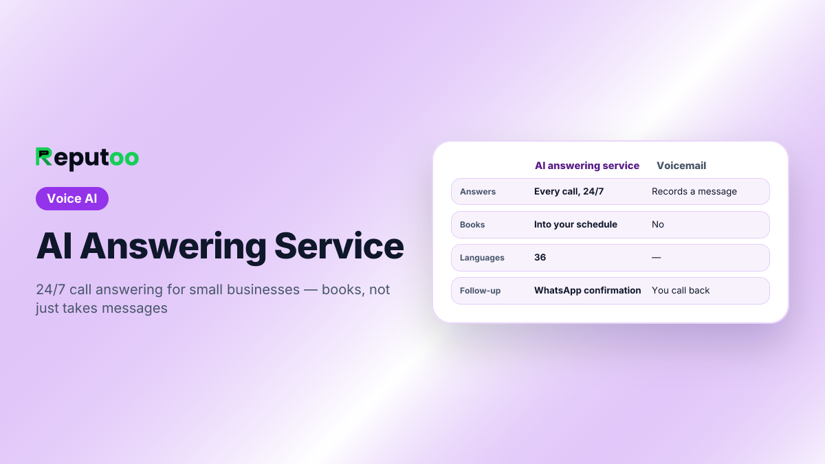 AI answering service for small business calls