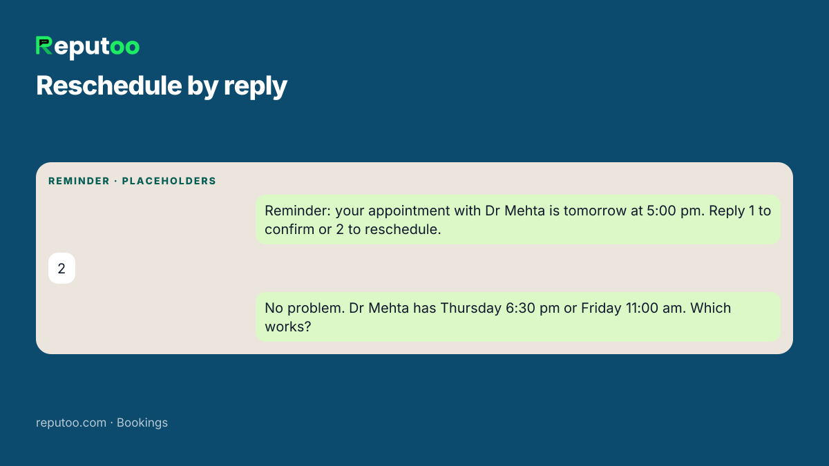 Patient booking a doctor appointment on WhatsApp