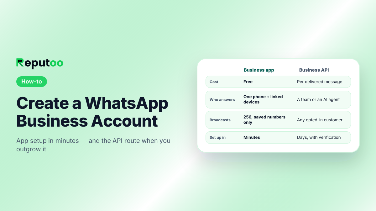 How to create a WhatsApp Business account