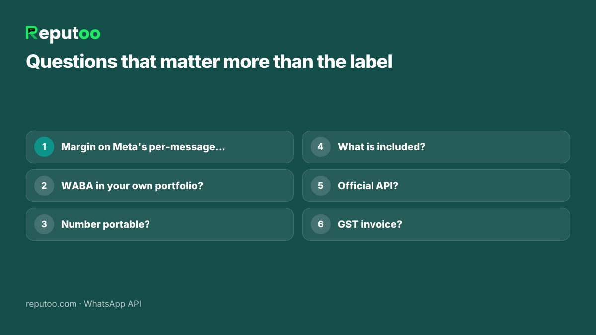 Questions to ask a WhatsApp Business API provider