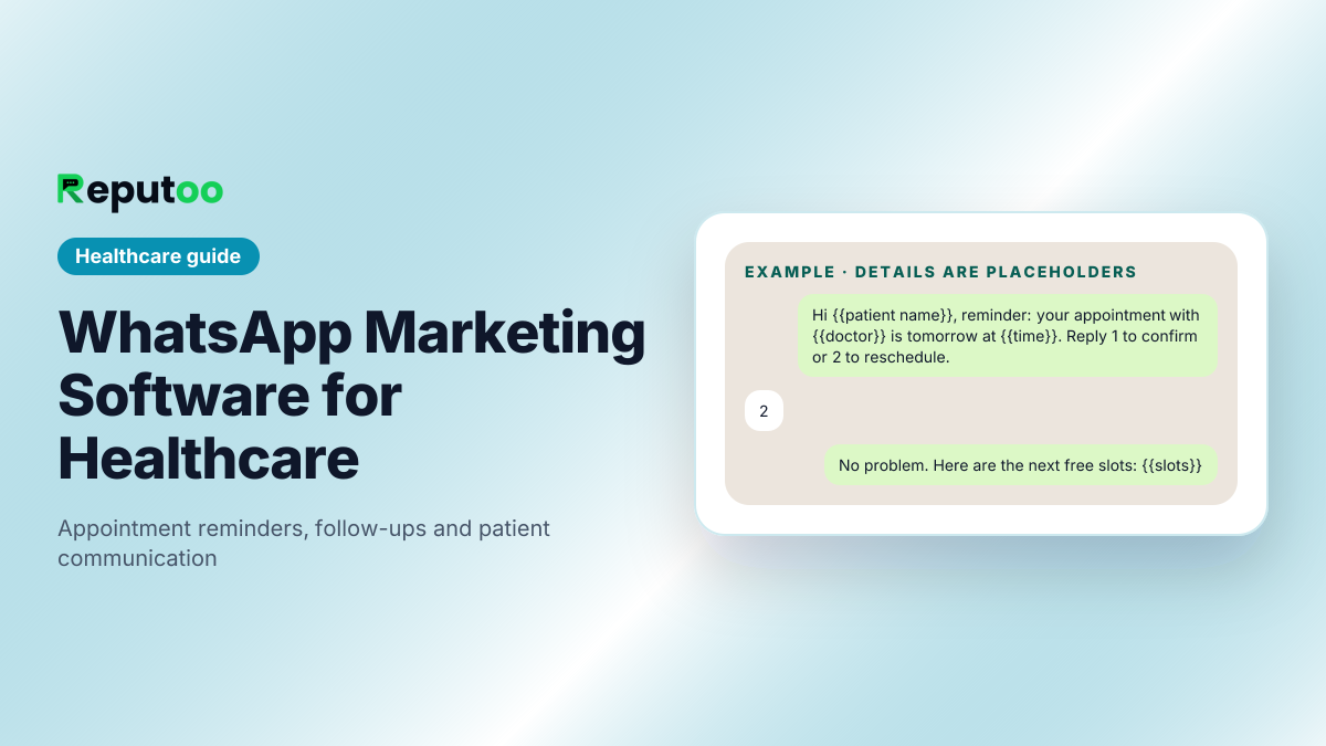 WhatsApp marketing software for healthcare providers