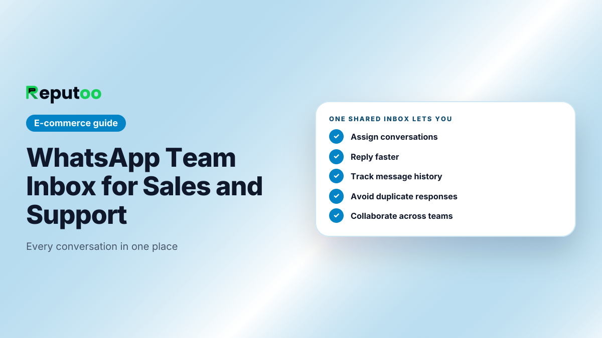 WhatsApp team inbox for sales and support