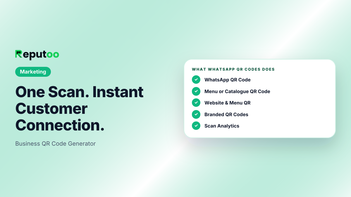 WhatsApp QR Codes: WhatsApp QR Code, Menu or Catalogue QR Code, Website & Menu QR, Branded QR Codes, Scan Analytics, Print-Ready Export
